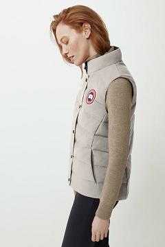 Chamarras Canada Goose Mujer Mexico - Freestyle Chalecos Beige XS4231576